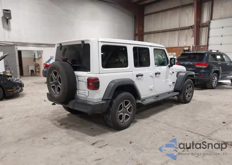 2021 Jeep Wrangler Unlimited Sport S 4X4 from USA, damaged, VIN 1C4HJXDNXMW775312